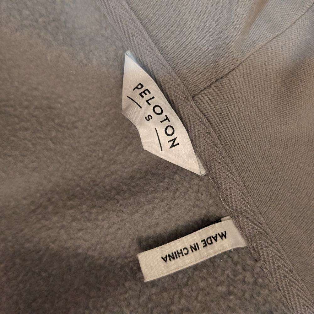 Peloton Women's Gray Zip-Up Hoodie - Picture 5 of 8